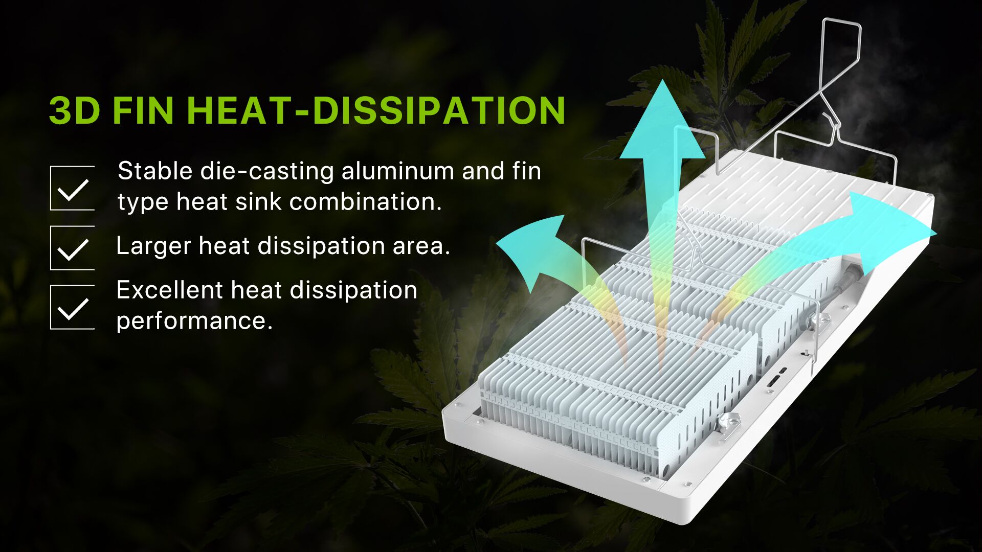 How led grow lights generate heat?